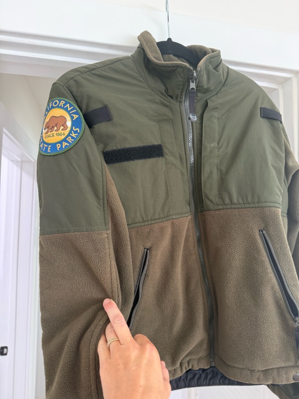 CA State Parks 5.11 Tactical Green Field Fleece Jacket